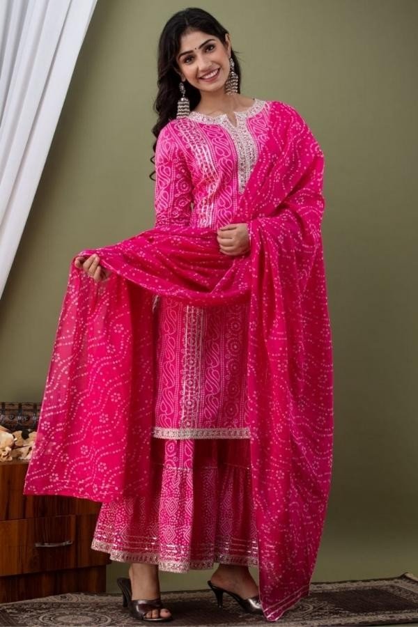 Kurti, Sharara & Dupatta