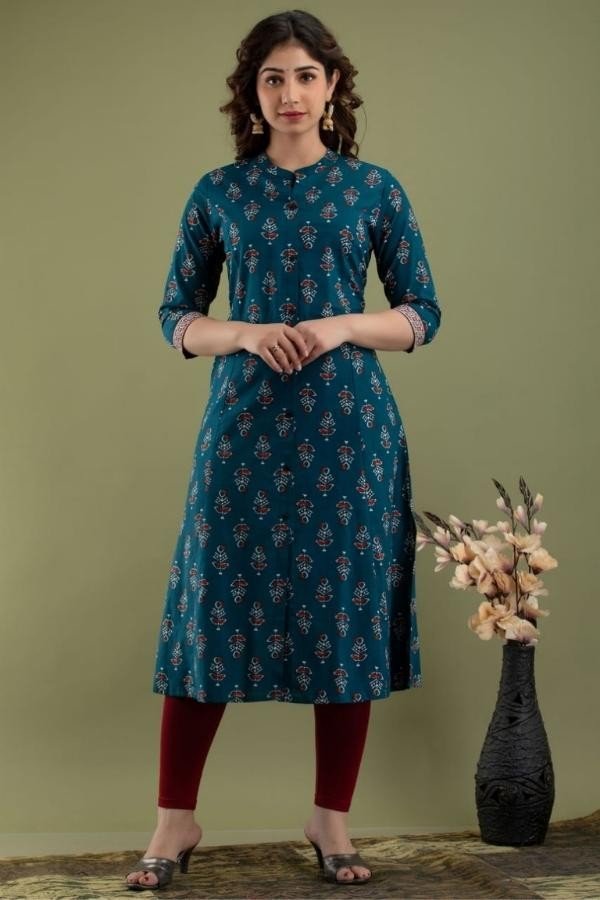 Cotton Kurti With side pocket