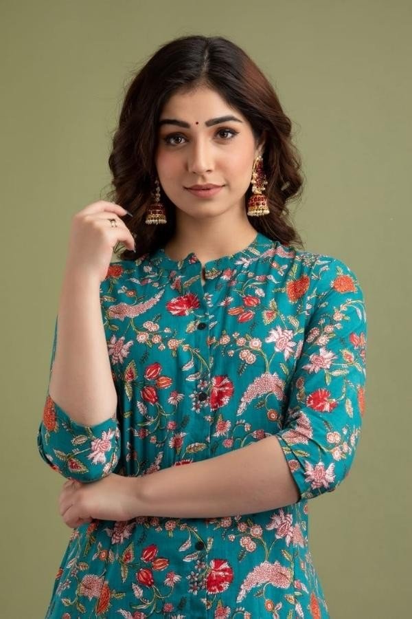 Cotton Kurti With side pocket